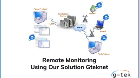 Remote Monitoring Using Our Solution Gteknet-G-Tek