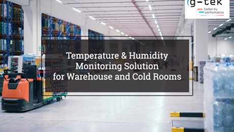 Temperature & humidity monitoring solution for warehouse and cold rooms