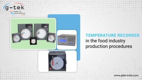 Temperature recorder in the food industry production procedures