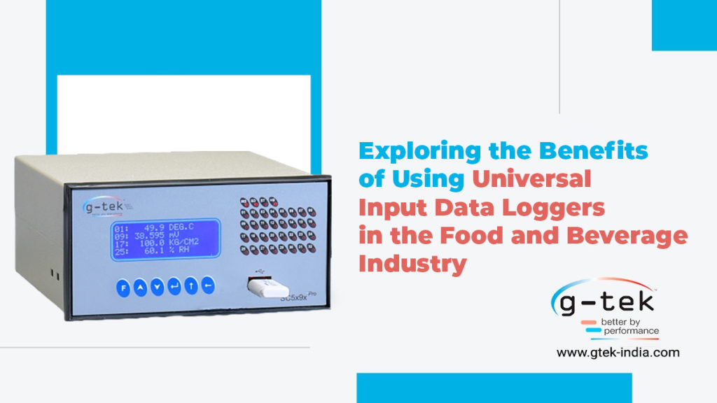 Universal Input Data Loggers in the Food & Beverage Industry