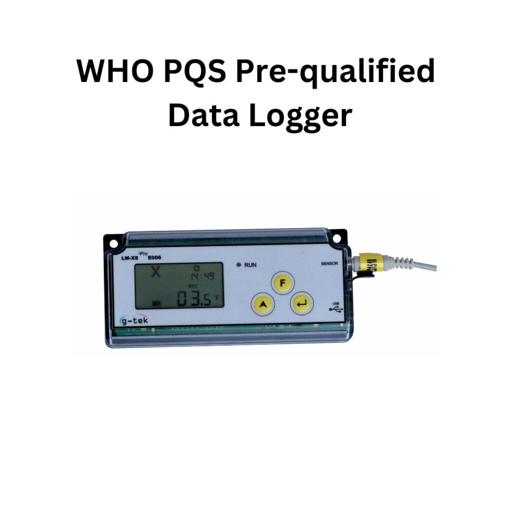 LM XS Pro E006 temperature data logger – WHO PQS pre-qualified for vaccine transport