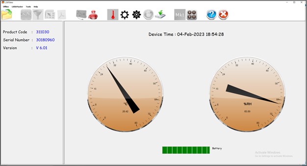 LMView Application Windows Based PC Application for LM series User programmable (configurable) data loggers