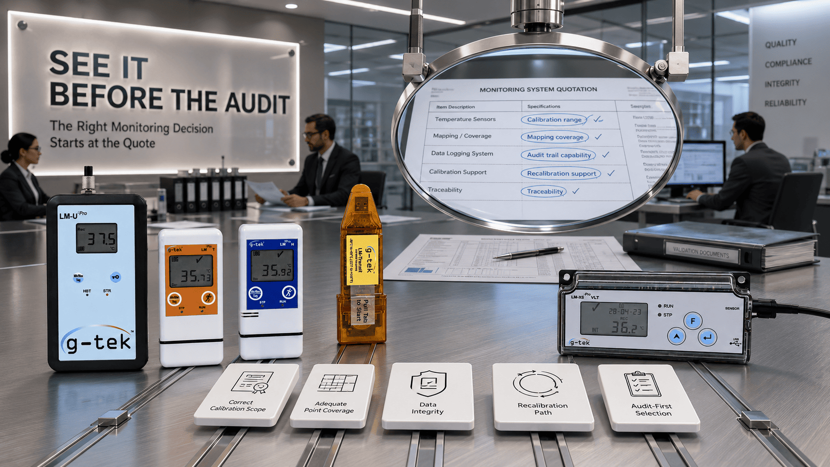 Monitoring system buying mistakes before an audit