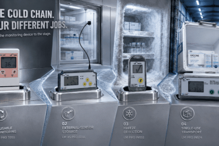 WHO-PQS vaccine logger selection for different cold chain stages